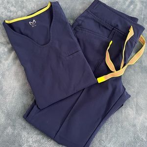 Medelita Navy Blue Scrubs